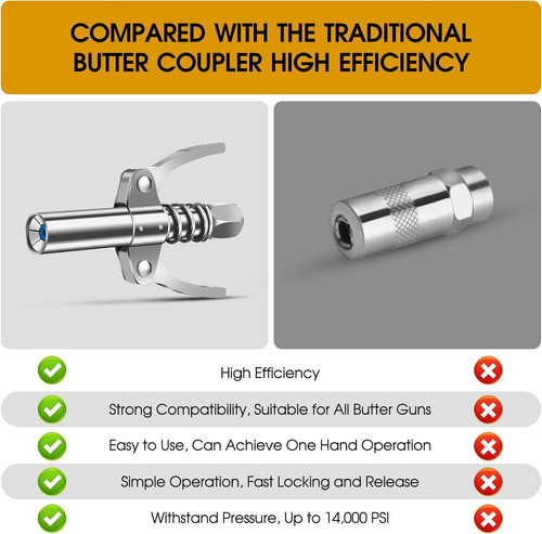 2 Picos Acoples Para Grasera 1/8 Npt Engrasadora Akeoil 1