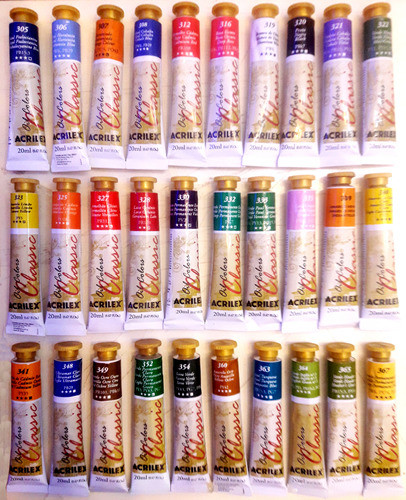 Pintura Al Óleo Acrilex 20 Ml Surtidas 1
