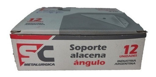 Sc Soporte Para Alacena Con Alas (caja X 12 U) Cromatizado 1