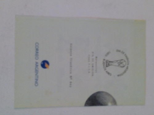 Volante Filatélico 802.  Campeonato Mundial De Fútbol Franci 1