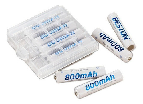 Pilas Recargables Beston Aaa 800 Mah X 4 Unidades Packs 1