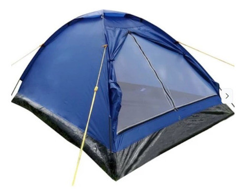 Carpa Iglu De Camping 2x1.5m Impermeable Azul 0