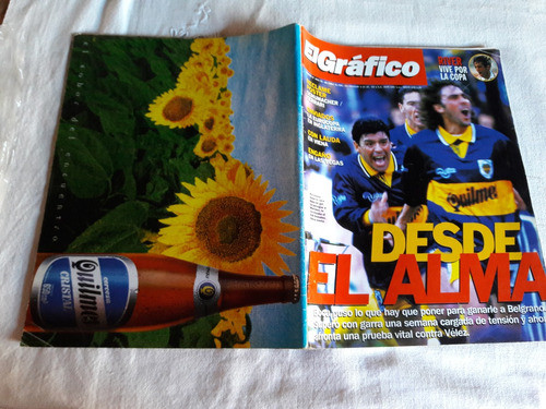 Revista El Grafico Nº 4001  11/6/1996 Boca Belgrano 1