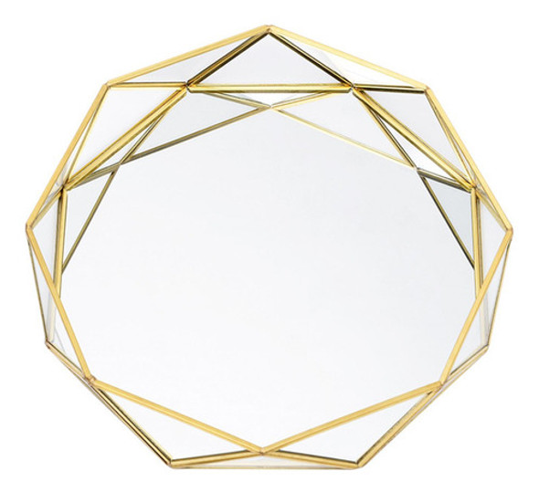 Bandeja De Joias Prato De Joias Geometria 24,5x24,5x4,4cm 0