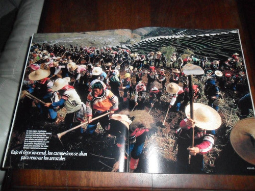 Los Hani De China Meridional Escultores Montañas Terraza 1