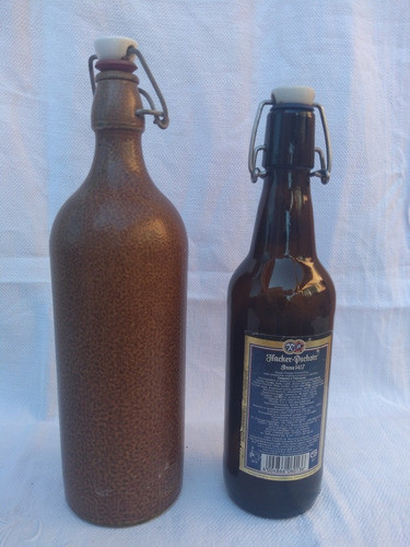 Botellas De Cerveza, Belga Y Alemana Tapón Cerámica 1