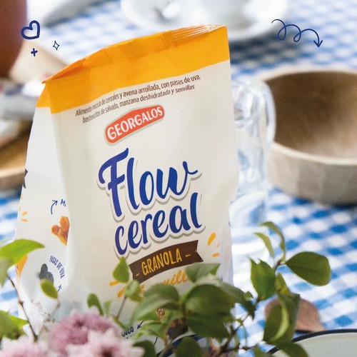 Granola Flow Cereal 5 Semillas 320 Gr Georgalos Super Oferta 1