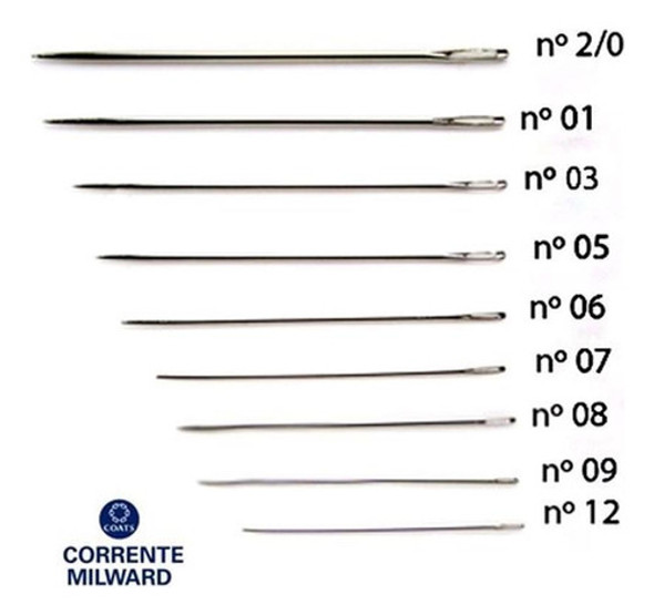Agulha De Mão Corrente Nº 3 - 200 Unidades 1