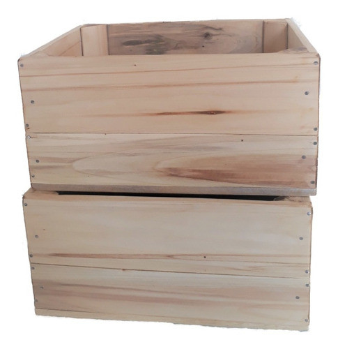 Cajones Símil Fruta Verdura Madera Vintage Armados A Clavos 1