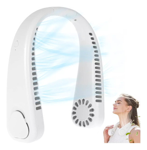 Ventilador Portatil Recargable Cuello Carga Usb Inalambrico 1