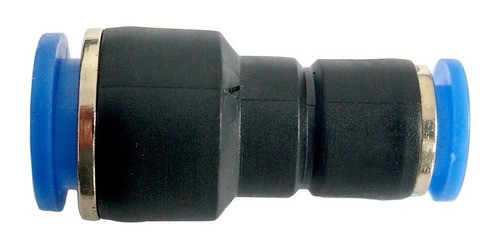 Kit 4 União Emenda Conexão Pneumática Engate Redução 10x8 Mm 1
