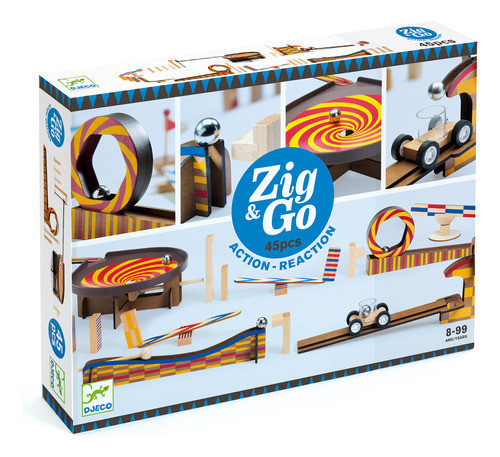 Zig & Go 45 Piezas - Juego De Mesa - Djeco - 0