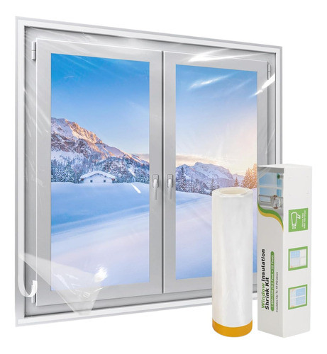 Film Aislamiento De Ventanas Para Calor O Frio 1.57m X 10m 0