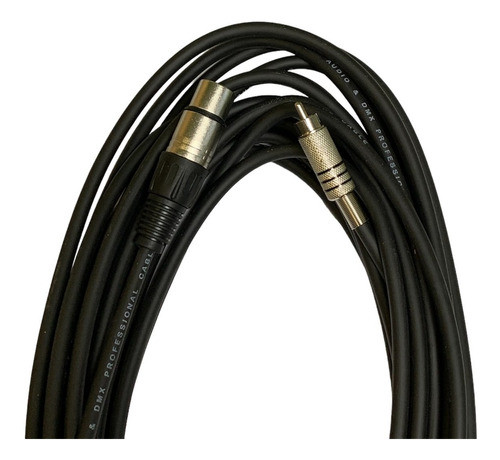 Cable Rca A Canon Hembra Pro 10 Mts Mixer Audio Consola 1