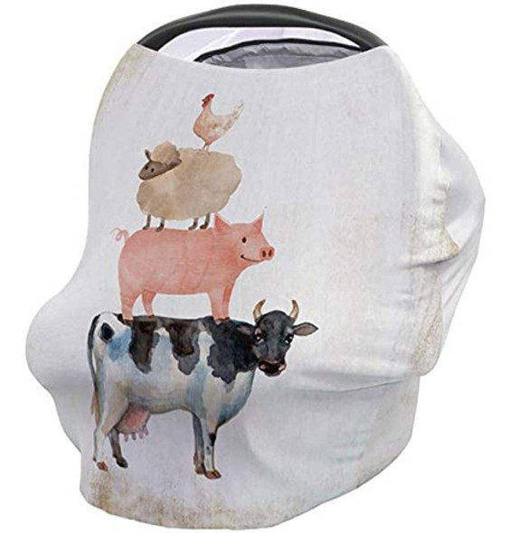 Cubierta De Lactancia Para Bebés Con Estampado De Acuarela, 0