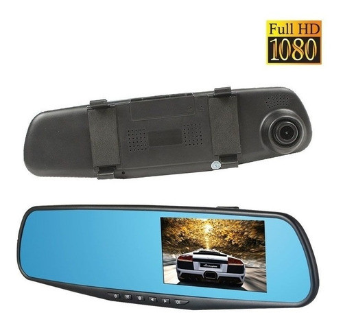 Espejo Retrovisor Camara Frontal Testigo Para Auto Hd 1