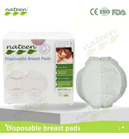 Protectores Mamarios Nateen X 36 Unidades 0 Protectores Mamarios Nateen X 36 Unidades 0
