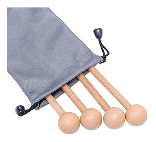 2 Pares De Mazos De Madera, Palos De Percusión Para Glockens 1