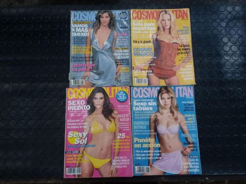 Lote De 4 Revistas Cosmopolitan 0