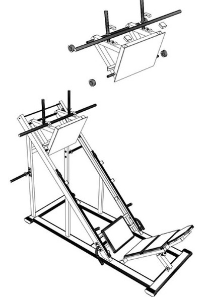 Projeto Aparelho De Academia Leg Press 45° Envio P Email 1