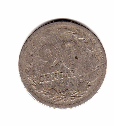 Moneda Argentina 20 Centavos 1913 Niquel 1