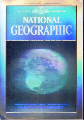 Mapa Nat Geo 1988 Planisferio Mundo World Universal 100x70 1