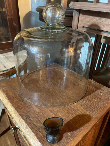 Copon.  Campana Antiguo De Vidrio 28 X 28.aproximado Consult 0