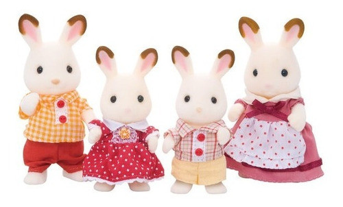 Sylvanian Familia Conejo Chocolate 4 Figuras 4150sy 1