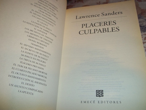 Placeres Culpables - Lawrence Sanders 1