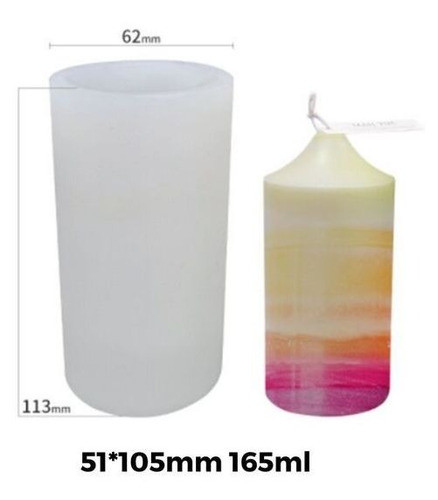 Molde Silicona Vela 08 0