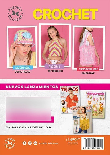 Revista Crochet Todo Teens Accesorios Moda Adolescentes 1