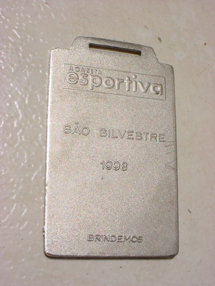 Antiga Medalha Metal Corrida De São Silvestre Ano 1998 1