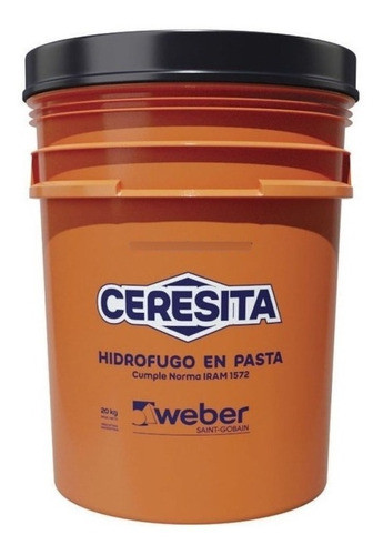 Ceresita Weber Hidrofugo 10 K Pasta Pared Exterior Pisotecho 0