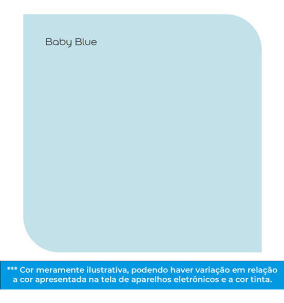 Tinta Coral Semibrilho Decora Diamante - Baby Blue 800 Ml 1 Tinta Coral Semibrilho Decora Diamante - Baby Blue 800 Ml 1