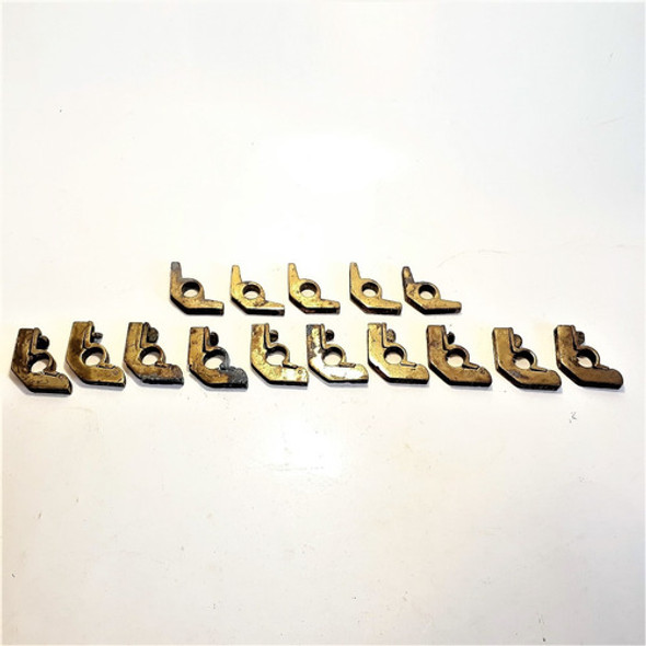 15 Antiguos Soportes De Bronce P/ Alfombra De Escalera 1