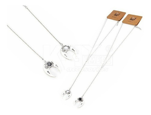 Colgante Cadena Con Dije Cuerno Buey Por Mayor X 12 U. 0