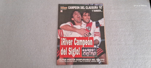 Semanario. River Campeón Clausura 1997 C/ Super Póster Gigan 0