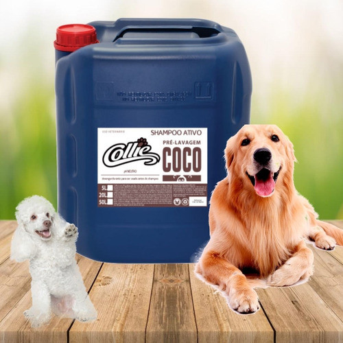 Shampoo Pre Lavagem Coco 20 Litros Petshop - Collie 1