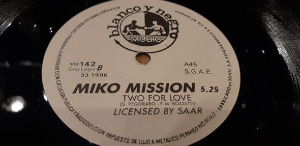 Miko Mission Two For Love Vinilo Maxi Spain Muy Bueno 1986 1 Miko Mission Two For Love Vinilo Maxi Spain Muy Bueno 1986 1