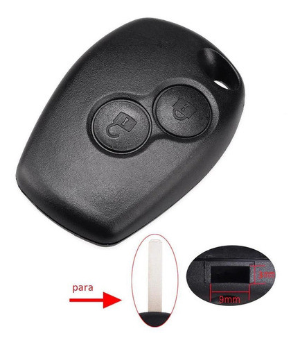 Carcasa Llave 2 Botones Desalineados Mapa Va2 1