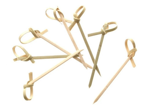 Palito Degustação Petiscos Coqueteis 9cm Bambu (nó) C/250un 0