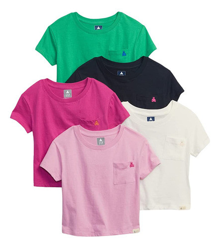 Gap Baby Girls Mix And Match Pocket T-shirt T Shirt, Multi, 0