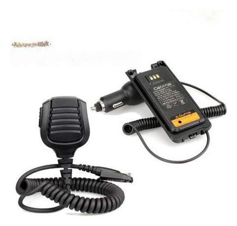 Batería De Coche Cargador Eliminador 12v-24v + Mic Para Rete 0