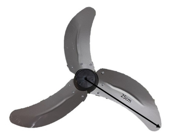 Helice Ventiladores Crivel 20  - Eje 8mm 0 Helice Ventiladores Crivel 20  - Eje 8mm 0