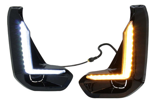 Kit Faros Camineros Con Moldura Spaco Toyota Hilux 2021+ 1