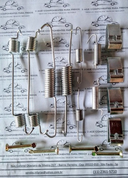 Kit  Molas Sapata Freio Suzuki Grand Vitara 1998/2008 1 Kit  Molas Sapata Freio Suzuki Grand Vitara 1998/2008 1