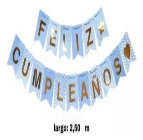 Banderin Feliz Cumpleaños Patrones Decoracion 1