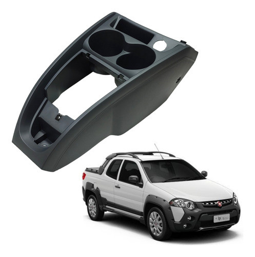Console Central Câmbio Fiat Strada Freedom 2019 2020 Orig 0