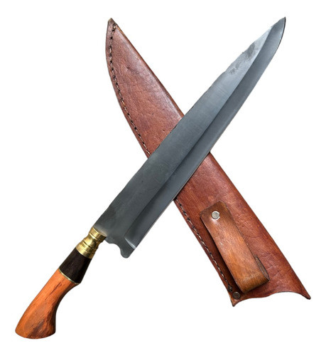 Kit Faca Churrasco 17'' 1070 Fosfatizada Com Bainha Cod331 0