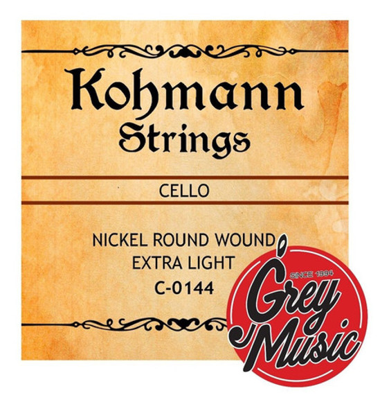 Encordado Cuerdas Para Cello Kohmann Kc0144 0